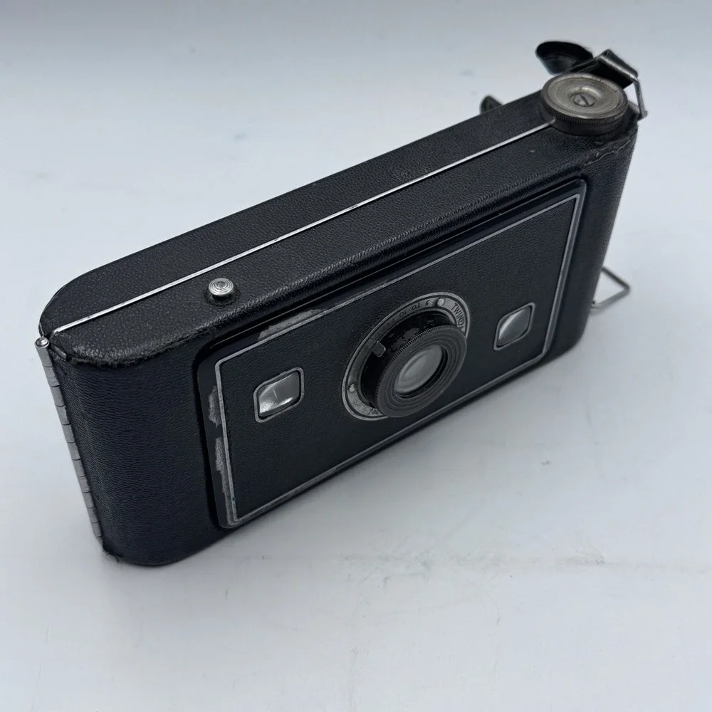 Kodak Jiffy Six 16 Series II Vintage Folding Rollfilm Camera Black 6x9 Twindar
